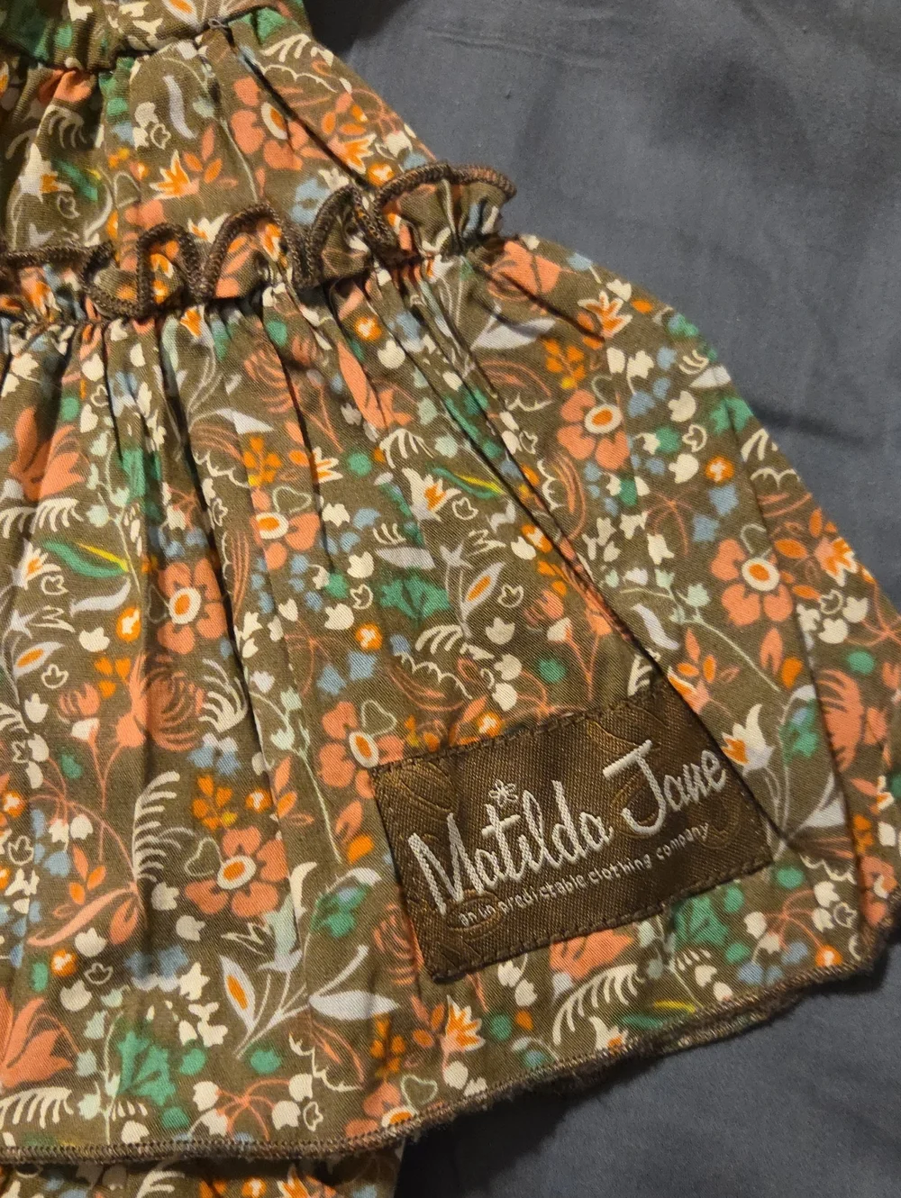 Matilda Jane Vintage Serendipity  Floral Button-Front Dress